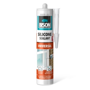 Bison Silicon universal, alb, 280 ml