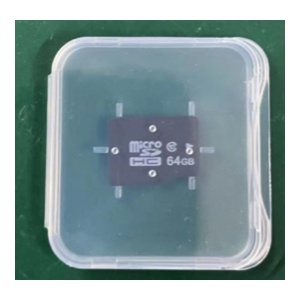 Card de memorie microSDHC 64 GB, în cutie de protecție