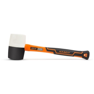 Ciocan de cauciuc cu mâner din fibră de sticlă - 907 g