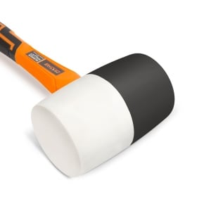 Ciocan de cauciuc cu mâner din fibră de sticlă - 907 g - Img 3