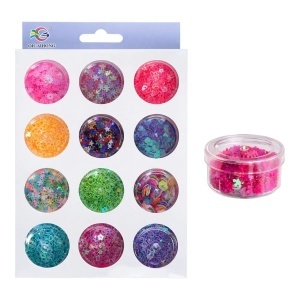 Decorațiuni Unghii 12/set, Paiete și Diferite Forme