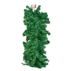 Ghirlandă de pin - verde închis - 270 cm - PVC - Img 3