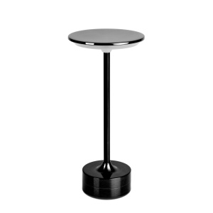 Lampă de masă - metal negru - căldură reglabilă de culoare, luminozitate - baterie USB - Img 2