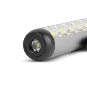 LED lanternă - mod lampă de lucru - baterie 400 mAh - LED XPE + SMD - 500 lm - IP55 - argintiu - Img 2