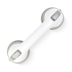Mâner pentru baie – cu ventuză – plastic – alb – 30 cm - Img 4