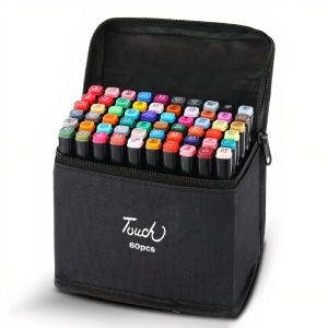 Markere 60/Set Doua Capete, Gentuta, Carioci Multicolor, 15 cm - Img 2