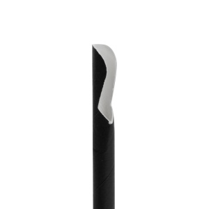 Paie de hartie - negru cu lingurita - 200 x 8 mm - 150 bucati / pachet - Img 2