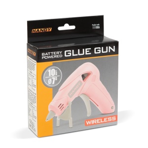 Pistol de lipit - alimentat cu baterii, Type-C - 7 mm - 10 W - roz - Img 2