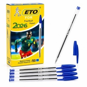Pix cu Bila ETO 50/set, cu Capac, Scriere Albastra