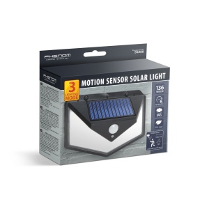 Reflector solar cu senzor de mișcare - de perete - 136 LED-uri - Img 3