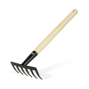 Scula de gradina - grebla - 50 cm - mâner din lemn