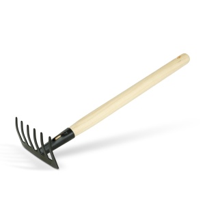 Scula de gradina - grebla - 50 cm - mâner din lemn - Img 3
