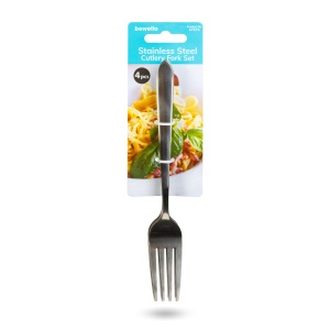 Set de furculițe pentru tacâmuri – oțel inoxidabil – 4 buc / pachet - Img 3