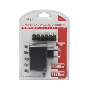 Adaptor universal - 3-12V - 1A - 12W - 6 mufe DC - Img 2