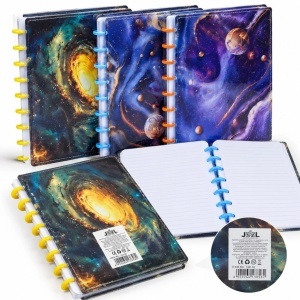Agendă A5 cu Sistem de Discuri 21×16cm, Copertă din Piele Sintetică PU, Caiet Dictando, Diferite Modele - Img 2