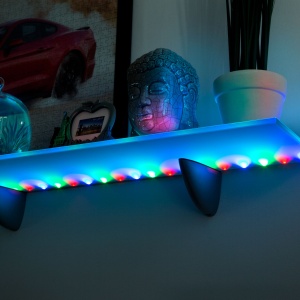 Bandă LED - multicoloră RGB - 1m - 3 x baterii AA - Img 3