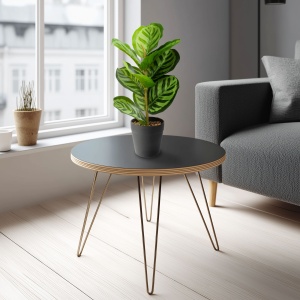 Decor plastic - frunze de zebra - verde - 34 x 9 cm