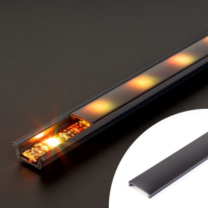 Dispersor LED - negru - 1000 mm (pentru 41011A1)
