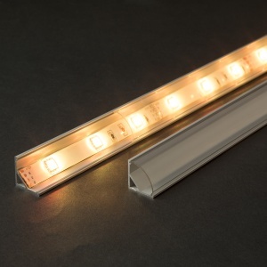 Dispersor profil aluminiu LED - transparent - 2000 mm