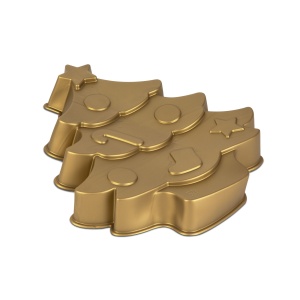 Formă de copt silicon - pom de Crăciun - 28 x 25 x 4,5 cm - Img 2