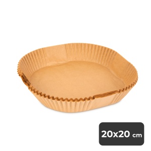 Hârtie de copt pentru friteuza cu aer - utilizare la friteuza cu aer - pătrat - 20 cm - 50 buc / pac - Img 2
