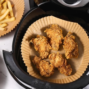 Hârtie de copt pentru friteuza cu aer - utilizare la friteuza cu aer - cerc - 23 cm - 50 buc / pac - Img 3