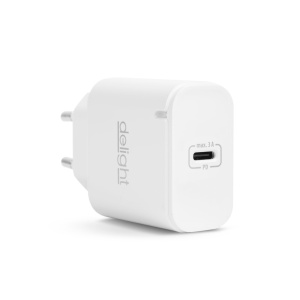 Încărcător cu încărcare rapidă Type-C - Power Delivery (PD) 20 W - Alb