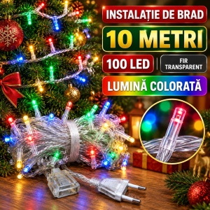 Instalatie liniara 10 M / 100 LED