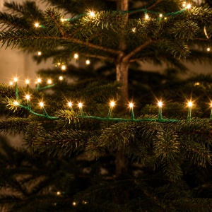 Instalație luminoasă – 30 m – alb cald – 600 LED – 220–240 V – 6 W – cablu verde - Img 4