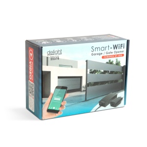 Kit inteligent Wi-Fi pentru deschidere ușă garaj - alimentat prin USB - cu senzor de deschidere - Img 3
