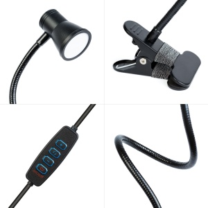 Lampă de birou flexibilă - cu clemă - USB - intensitate și temperatură de culoare reglabilă - LED - Img 3