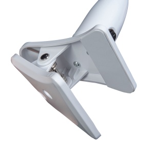 Lampă de birou LED - cu lupă - cu clemă - alb - Img 3