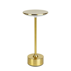 Lampă de masă - metal auriu - căldură reglabilă de culoare, luminozitate - baterie USB - Img 2