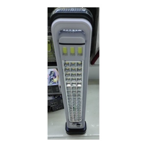 Lampă solară portabilă cu picior, cu mâner și LED-uri