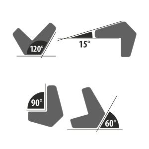 Magnet de sudură - 15 ° - 60 ° - 90 ° - 120 ° - 9 kg - Img 3