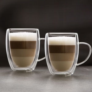 Pahar cu perete dublu - 350 ml - 2 / ambalaj