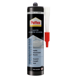 Pattex Silicon sanitar alb - 280 ml