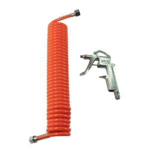Pistol de suflat aer – pneumatic – cu furtun PU de 5 m