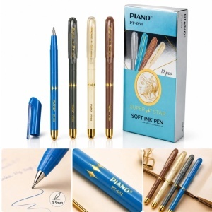 Pix cu Gel 12/set Piano PT-031, 14cm, Pastă Albastră, 6 seturi/tiplă Diferite Culori