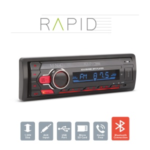 Player auto "Rapid" - 1 DIN - 4 x 50 W - BT - MP3 - AUX - SD - USB