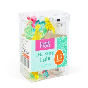 Șir de lumină LED - iepuraș - 2 m - 20 LED - 2 x AA - Img 2