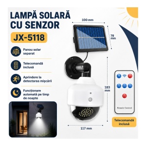 Solar - panou solar - camera falsa solara
