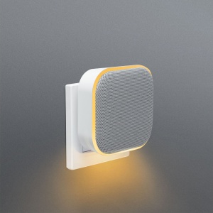Sonerie wireless 2-în-1 și lampă de veghe - Kinetic - 2 unități exterioare - alb - Img 4