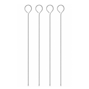Țepușe pentru grătar - metalice - 24 cm - 4 buc. / pachet - Img 2