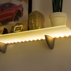 Bandă LED - alb cald - 1m - 3 x baterii AA - Img 3