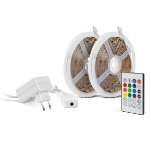 Bandă LED inteligentă RGB SMD - 30 LED / m - 2 x 5 m / pachet - Img 3