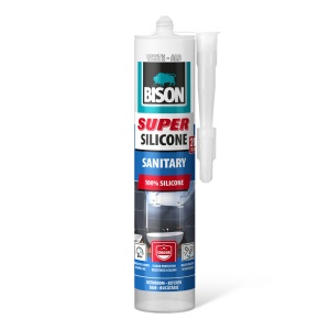 Bison Silicon sanitar superior/anti-mucegai alb - 280 ml