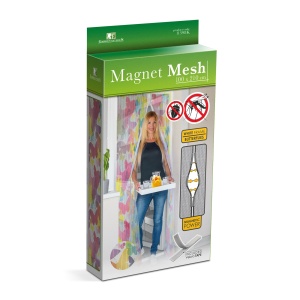 Cortina de țânțar pentru ușă - magnetic - 100 x 210 cm - fluture de culoare - Img 4