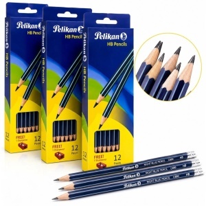 Creioane Grafit 12/set, HB Pelikan