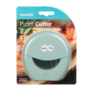 Cutter pizza - oțel inoxidabil, plastic - 10,2 x 10,2 x 2 cm